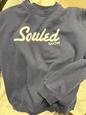 Men's Navy Crewneck Sweatshirt